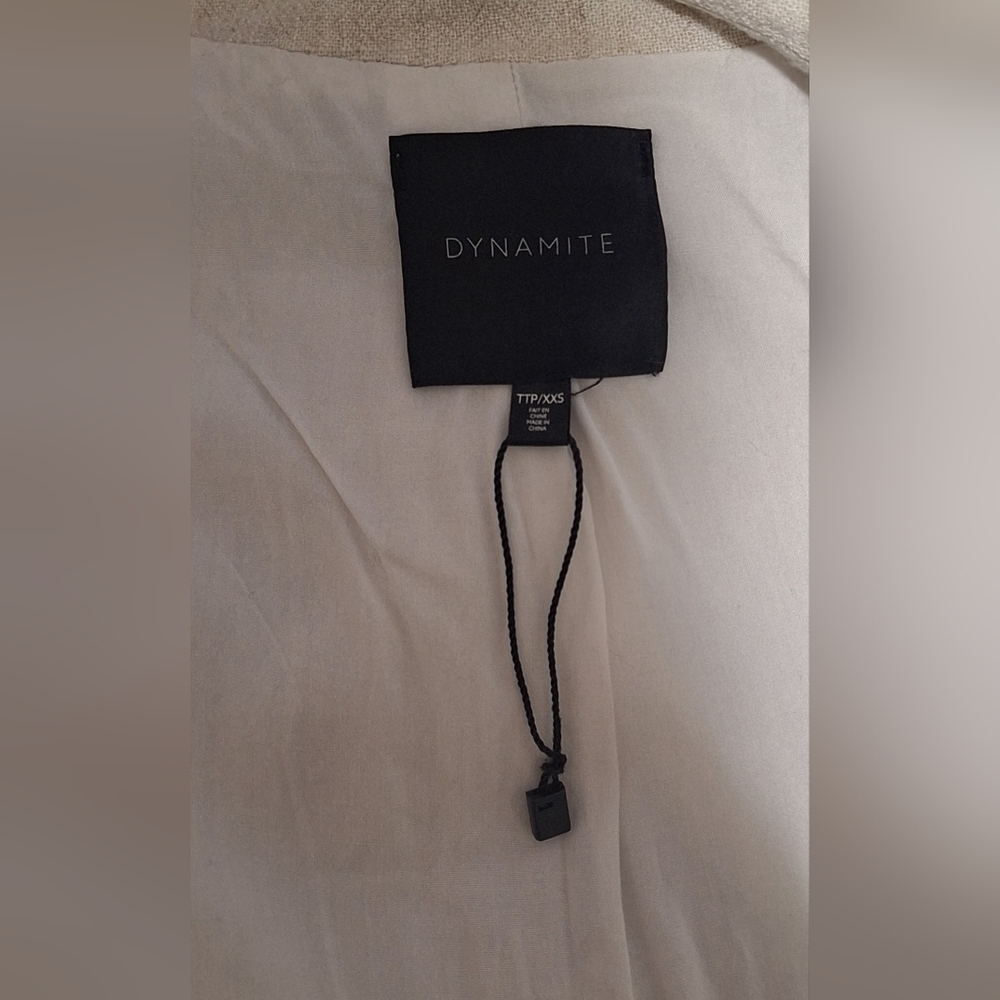 XXS Dynamite Linen Jacket - Picture 4 of 6